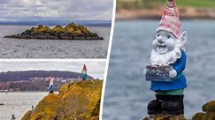 Welcome to 'Gnome Island' - remote outcrop covered with garden ornaments