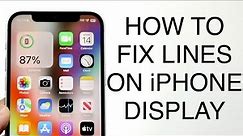 How To FIX Random Lines On iPhone Display! (2023)