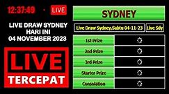 KELUARAN SYDNEY Result LIVE DRAW SYDNEY 4 November 2023,Pengeluaran sydney hari ini LIVE TERCEPAT