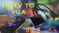 How to Use HDTV TO VGA/AV Adapter With Audio Support