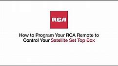 Satellite TV Remote Control Direct Code Programming - Revision Numbers R271U1/R271U2