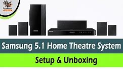 Samsung HT-J5100K/XL 5.1 Channel Home Theatre System Setup.