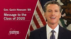 #SCU2020: SCU Alum Gov. Gavin Newsom | Message to Class of 2020