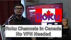 Live TV Channels on Roku channel | Canadian Version | 110 Free Channels