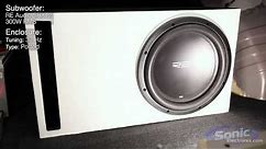 RE Audio 12" SRX Subwoofer Bass Demo | SRX12D4 in a Custom Ported Box