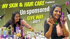 My skin &hair care products 😱😍❤️ ||UN SPONSORED VIDEO |GIVE WAY ALERT || Anshu Reddy || Anshu Reddy