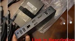 Dell USB 3 0 Ultra HD 4K Triple Display Docking Station D3100, Black Review 2022