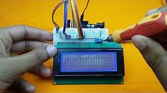How to use 20x4 LCD Display with Arduino | With Code and Diagram