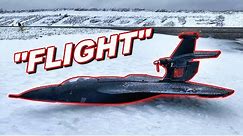 DISASTROUS & HILARIOUS Snow Flight - J11 HLK-31 RC Plane - TheRcSaylors