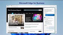 Microsoft Edge for Business | The browser for business with innovations in AI and productivity