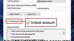 Unlock User Accounts in Active Directory