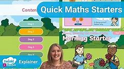 Quick & Easy Maths Morning Starter Ideas for KS1