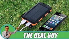 🔋 Solar Powered Phone Charger For Android, iPhone 7 ◄ DROP TEST