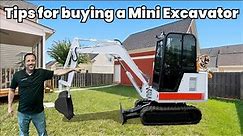 Mini Excavator for Sale! Tips Before You Buy That Mini Excavator! ConEquip 101