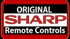 Original Sharp Projector Remote Control RRMCGA187WJSA - ElectronicAdventure.com