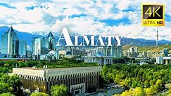 Beautiful & Largest City of Kazakhstan, Almaty 🇰🇿 in 4K ULTRA HD 60FPS Video by Drone