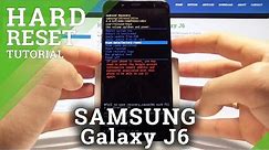 How to Bypass Screen Lock on SAMSUNG Galaxy J6 - Hard Reset by Hardware Keys