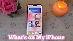 WHAT’S ON MY IPHONE 2024 | iPhone 14 Pro Max 💘