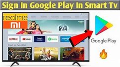 How to sign in Google Play account In Smart Tv || Login Google Account in Smart Tv