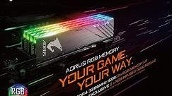 AORUS DDR4 RGB Memory 3200MHz (with Demo Kit) | Official Trailer