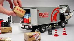 Unboxing of Miniature ISUZU DFAC Truck 1:18 Scale Diecast Model Car