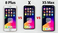 iPhone 8 Plus vs iPhone X vs iPhone XS Max SPEED TEST in 2023 - ( iOS 16.4.1 )