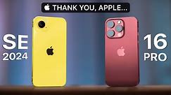 iPhone 16 Pro vs. iPhone SE 2024 — Ultimate Comparison