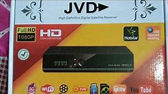 JVD| High-Definition Digital Satellite Receiver full unboxing in Hindi||