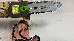 How To Put On A Chain Saw Chain The Right Way!