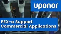 How to Use PEX-a Pipe Support in Commercial Applications | Uponor