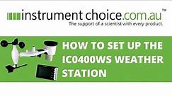 How to Set up the IC0400WS Weather Station