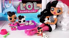 LOL Doll Family Babysitting Night Routine - Playdate & Sleepover Party