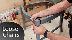 How to Repair Loose Chairs | Wood Furniture Restoration