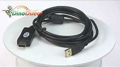 USB 2.0 Link Cable for PC to PC Data Transfer from Dinodirect.com