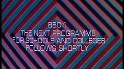 Thursday 2nd December 1976 BBC1 Schools