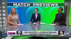 Swiatek VS Rybakina & Dimitrov VS de Minaur Previews | Tennis Channel Live