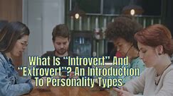 What Is “Introvert” And “Extrovert”? An Introduction To Personality Types #introvert #extrovert #personality