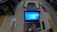 Unboxing my second hand Toshiba Satellite L755-1CF laptop