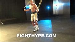 FLOYD MAYWEATHER DISPLAYS SICK JUMP ROPE SKILLS AHEAD OF MARCOS MAIDANA CLASH