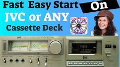 JVC KD-A33 cassette deck or any other deck Without Jargon. EASY guide Simple.