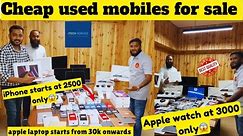 iPhone starts at 2500 only|cheap iPhones in Bangalore|all types of apple services and sale available
