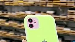 iPhone 11 cover Neon silicon Full protection ￼ #shortvideo