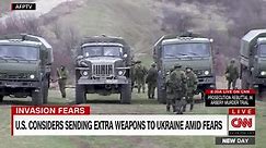 US considers sending weapons to Ukraine amid Russian invasion fears