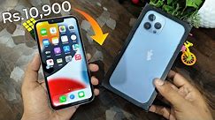 iphone 13 Pro Max at Rs. 10,900 | Apple iphone unboxing & Review | Fake Vs Original