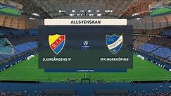 Djurgårdens IF vs IFK Norrköping (11/06/2023) Allsvenskan FIFA 23