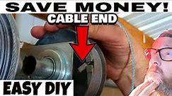 How to Fix a Garage Door With BOTH Cables Off | EASY REPAIR