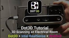 How to 3D Scan an Electical Room in Minutes! Dot3D + Android + Intel RealSense