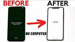 How to Undisable an iPhone without iTunes 2021 (NO COMPUTER)