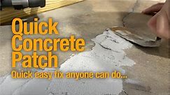 How to Fix a Crack in Concrete -- Quick Concrete Patch Fix — Sikaflex Patch