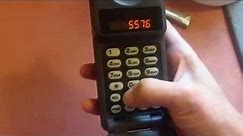 OMG this Vintage Motorola Brick Phone Works!
